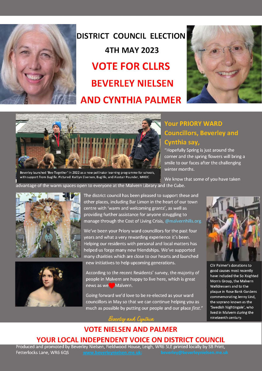 Malvern Priory Spring update 2023